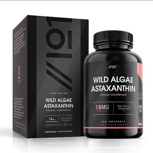 astaxanthin softgel 18mg high potency antioxidant made from wild algae