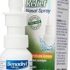 Benadryl Allergy Natural Relief Nasal Spray, Preservative Free Suitable from Birth, 15 ml (Pack of 1)