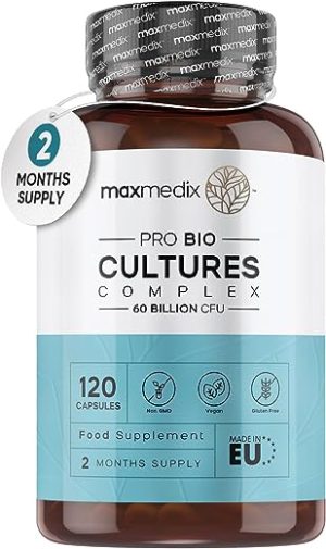 bio cultures complex probiotics prebiotics 60 billion cfu 2 months