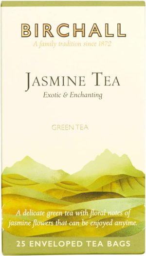 birchall tea bags jasmine tea gift set green tea bursting with full