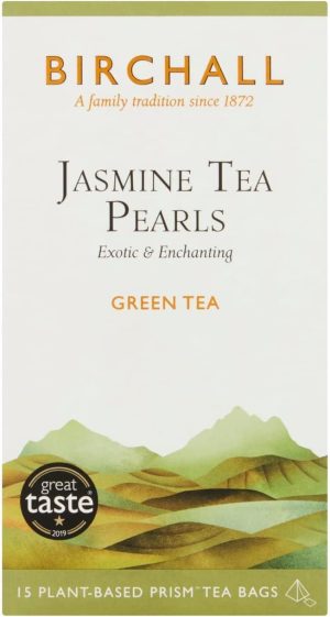 birchall tea bags jasmine tea pearls gift set green tea bursting with full