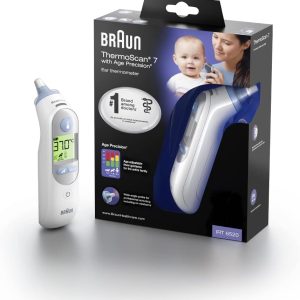 Braun Healthcare ThermoScan 7 Ear thermometer with Age Precision (accurate, convenient, temperature screening, fever, fast, easy to use), IRT6520,...