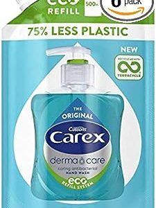 Carex Original Antibacterial Handwash Refill Bottles 500ml x 6 pack
