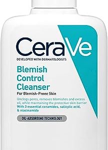 CeraVe Blemish Control Face Cleanser with 2% Salicylic Acid & Niacinamide for Blemish-Prone Skin 236ml