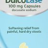 DulcoEase 100 mg Docusate Sodium Capsules - Softening Constipation Relief - Pack of 30 Soft Gel Capsules - Stool Softening Laxative