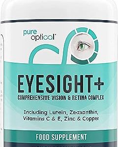 Eyesight Plus AREDS 2 Vitamins for Eyes - Lutein and Zeaxanthin Supplement - 60 AREDS 2 Eye Health Capsules - (Vegan) with Lutein, Zeaxanthin,...