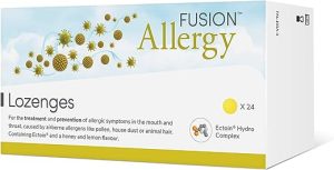fusion allergy lozenges preservative and sugar free honey and lemon
