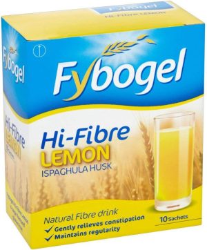 fybogel natural hi fibre lemon fibre drink sachets pack of 10