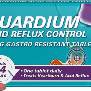 Guardium Tablets Heartburn and Acid Reflux Control, Pack of 7
