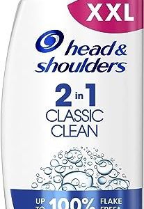 Head & Shoulders Anti-Dandruff Shampoo, 2in1 Classic Clean 1000ml VALUE PACK Shampoo For Men & Women, Targets Dandruff Root Cause For Up To 100%...