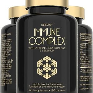 Immune System Booster - Immune Support & Recovery Supplement - Vitamin C, B12, Zinc, Iron, Selenium, Elderberry, Probiotics - Immune System...