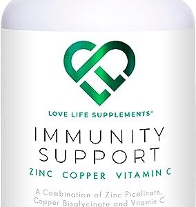Immunity Support by LLS | 60 Immune System Booster Capsules - 60 Day Supply | Immune System Vitamins Zinc, Copper & Vitamin C | Immune Booster by...