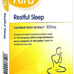 Kira® Restful Sleep | 25 easy to swallow coated valerian tablets | containing 300mg standardised Valerian Root Extract | for a restful night and...