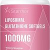 Liposomal Glutathione Softgels, Glutathione Supplement 1000mg per Serving, Antioxidant Support and Liver Detox, 60 Capsules
