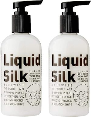 liquid silk personal lubricant 250 ml pack of 2