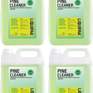 Liquipak Pine Cleaner Disinfectant - Strong Cleaner, Concentrated, Multi-Surface 5-20 Litres (4x5 Litres)