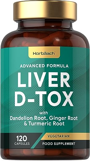 liver support supplement advanced complex formula 120 vegetarian capsules