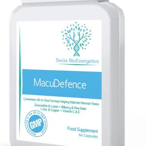 MacuDefence 60 Capsules - Lutein, Zeaxanthin, Bilberry and Pine Bark Along with an Essential Balance of Vitamins & Minerals Proven to Support...