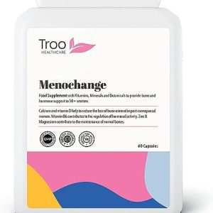 MENOChange Women 50+ Bone and Hormone Balance 60 Capsules - Effective Botanical Blend with Vitamin D, Zinc and Calcium for Menopause Support &...