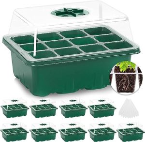 mixc seed trays 10 pack 120 cells seed trays for seedlings reusable seed