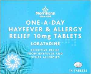 morrisons one a day hayfever relief tablets 10mg 14 tablets