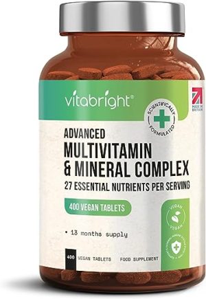 multivitamins minerals 400 vegan multivitamin tablets 13 month supply