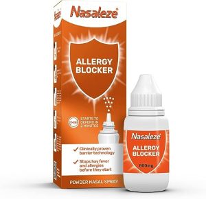 nasaleze allergy blocker hay fever and allergy prevention use before
