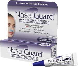nasalguard allergy relief and allergen blocker nasal gel drug free for
