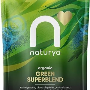 Naturya | Organic Green Superfood Powder Blend 250g | Alkaline, Vegan, Gluten-Free Superfood Powder