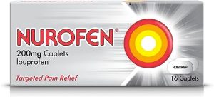 nurofen pain relief ibuprofen tablets for headache migraines cold and flu 1