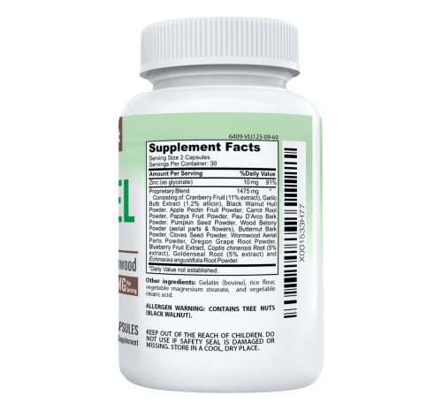 nutrascout paracel intestinal guard intestinal cleanse for humans 1 2