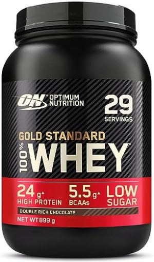 optimum nutrition gold standard 100 whey muscle building and recovery 1