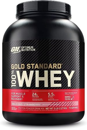 optimum nutrition gold standard 100 whey muscle building and recovery 14