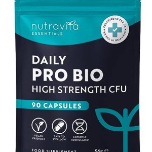 Probiotics for Gut Health - 90 Vegan Capsules (Not Tablets) for Gut Health & Bloating Relief - Probiotic Supplements for Men & Women - Bio Cultures...