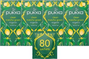 pukka herbs clean matcha green organic herbal tea green tea lemon