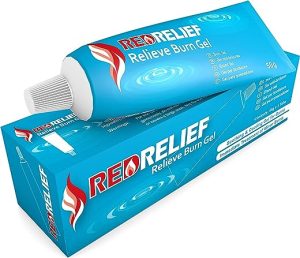 redrelief emergency burn gel 50g tube soothing and cooling gel dressing for