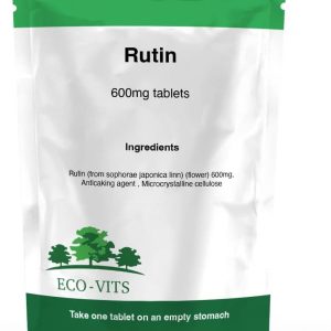 Rutin 600mg 240 Double Strength Vegetarian Tablets Circulation Antioxidant