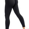 RXRXCOCO Seamless Butt Lifting Workout Leggings for Women Acid Wash High Waist Yoga Pants Gym Leggings