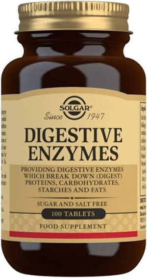 solgar digestive enzymes tablets pack of 100 increase nutrient absorption