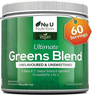super greens powder 17 superfoods powder for liver support 300g 60
