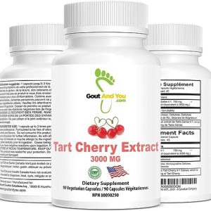 Tart Cherry Extract - Highly Potent- 3000 mg Per Serving- 90 Vegetarian Capsules
