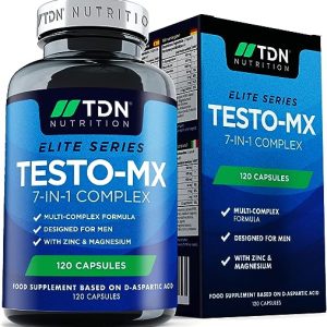 Test Boosters for Men - Premium Testosterone Supplement XL 60 Days Supply, Supports Normal Testosterone Levels & Muscle - Zinc & Magnesium Booster...