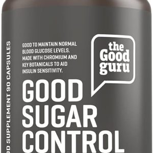 The Good Guru Diabetic Supplement by | Contains Chromium | Ginseng to Lower Blood Sugar Levels | Vitamin C to contribute Normal Metabolism - 90...