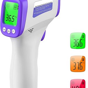 Thermometer for adults, Digital Thermometer infrared Forehead thermometer, Baby Thermometers with Fever Alarm, LCD Screen, Accurate Reading and...