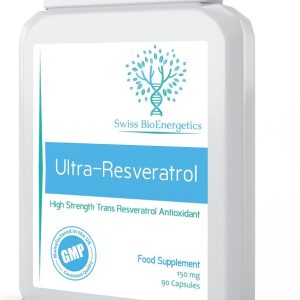 Ultra-Resveratrol 150mg 90 Capsules - High Strength 150mg Trans Resveratrol - High Potency Targeted Release Antioxidant Supplement