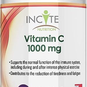 Vitamin C 1000mg | 180 Premium Tablets (6 Month’s Supply) | High Dose Quality Ascorbic Acid | Suitable for Vegetarian & Vegans| Made in The UK by...
