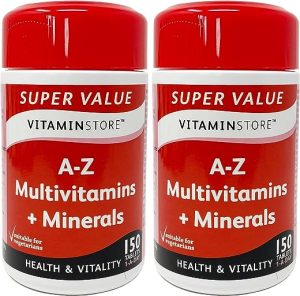 vitamin store a z multivitamins minerals food supplement 150 tablets per
