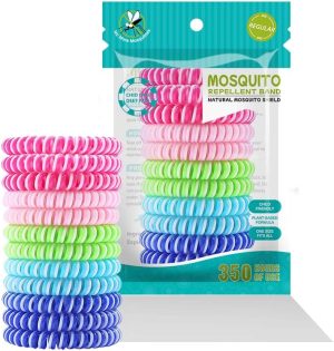 waterproof mosquito repellent bracelets 12 pack deet free eva bands mosquito