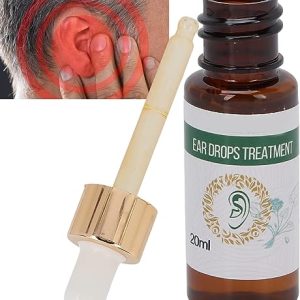 zjchao Tinnitus Ear Drops, Ear Care Drops, Relieve Tinnitus, Improve Itchy Ear Pain Ear Treatment Drops 20ml