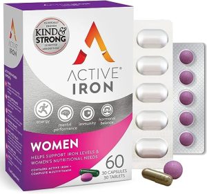 active iron for women with active multivitamin 30 iron capsules 30 active
